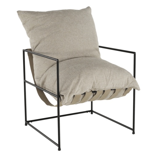 FOTOLIU MODERN DEKER, BEJ/NEGRU, DIN TEXTIL SI METAL, STIL MODERN, TK