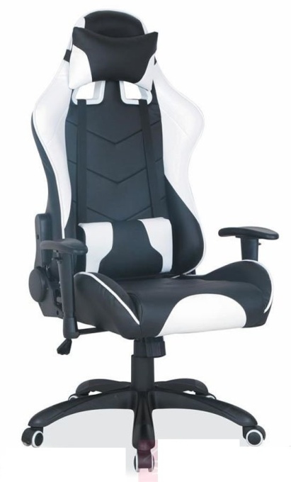 SCAUN GAMING Q-109 NEGRU-ALB