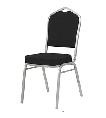 SCAUN PENTRU SALA EVENIMENTE/CONFERINTA LUXUS NEGRU/ARGINTIU DESIGN CLASIC