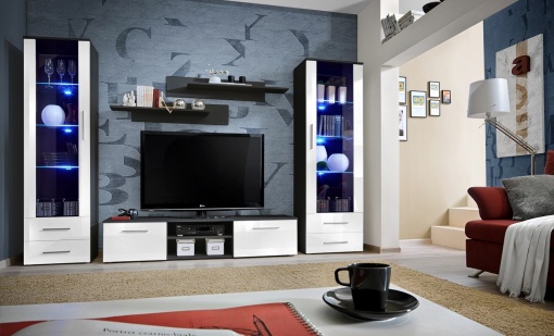 SET LIVING MODULAR CU LED GALINO C 23 ZW GC STIL MODERN ASM