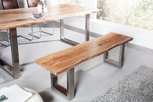 BANCUTA DIN LEMN MASIV MAMMUT 35946 - DESIGN VINTAGE