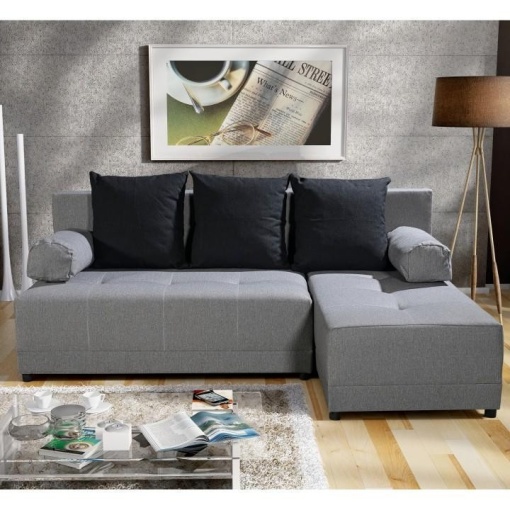 COLTAR CU COLT MEXX, DREAPTA, GRI/NEGRU, DIN TEXTIL/STOFA, STIL MODERN, TK