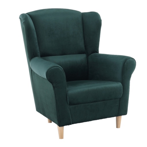 FOTOLIU CHARLOT, VERDE SMARALD, DIN TEXTIL RIVIERA SI LEMN, TK