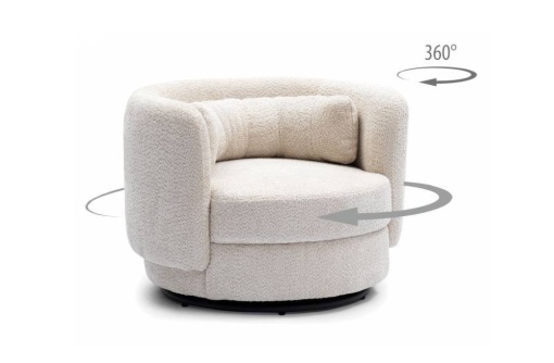 FOTOLIU MODERN ROTATIV, DIN STOFA STIL LANA, WRAP, ALB