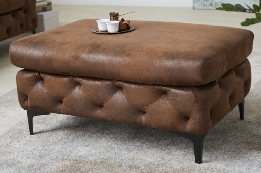 FOTOLIU/TABURET CLASIC 90CM, BAROCK MARO ANTIC, COD 40466, STIL CHESTERFIELD