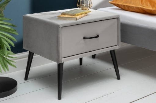 NOPTIERA, FAMOUS, DIN CATIFEA GRI/ARGINTIU, COD 40032, ASPECT DEOSEBIT