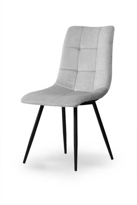SCAUN DESIGN MODERN BEN GRI DESCHIS/ NEGRU