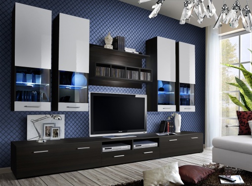 SET MODULAR LIVING CU LED DORADE 23 EMW DO STIL MODERN ASM