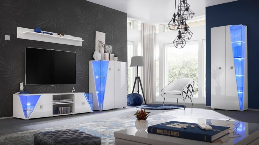 SET MODULAR LIVING EDGE, CU ILUMINARE LED, WW EE, STIL MODEN, ASM