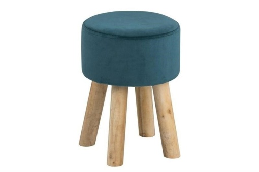 TABURET DIN VELUR VERDE MAREN STIL MODERN B2