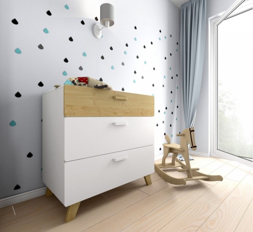 COMODA PENTRU CAMERA BEBELUSI HOPPA DESIGN SCANDINAV BA