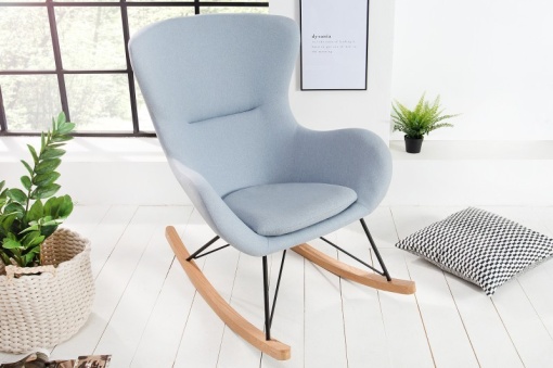 FOTOLIU BALANSOAR NEGRU/NATURAL/ALBASTRU DESCHIS, SCANDINAVIA 38231 - DESIGN SCANDINAV