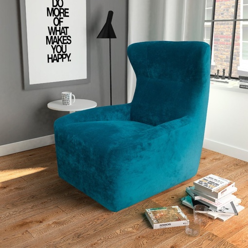 FOTOLIU CONFORTABIL COCO ALBASTRU DESIGN MODERN PSK