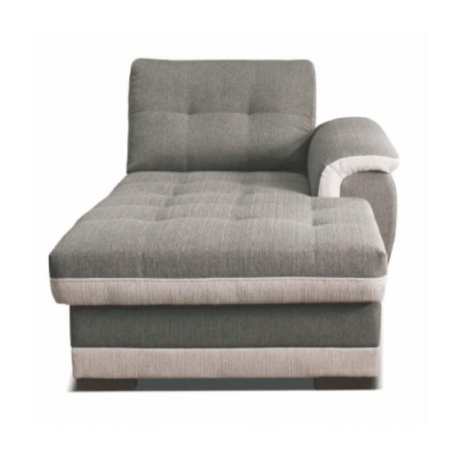OTOMAN RUBA LC, GRI SI CREM, DIN TEXTIL INARI, DREAPTA, (lxhxA): 96x168x83 cm, STIL MODERN, TK