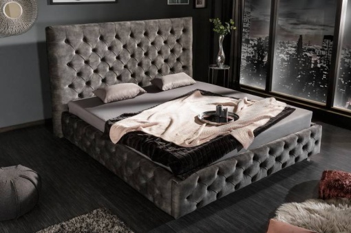 PAT CONFORTABIL, PARIS 160X200CM, CATIFEA GRI, COD 43537,MODEL DEOSEBIT