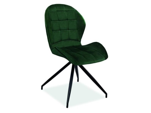 SCAUN DINING HALS II, BLUVEL78, VERDE/NEGRU, STIL MODERN, SIGNAL