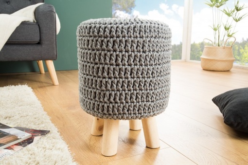 TABURET PRELUCRAT MANUAL LEEDS 38591 STIL RUSTIC
