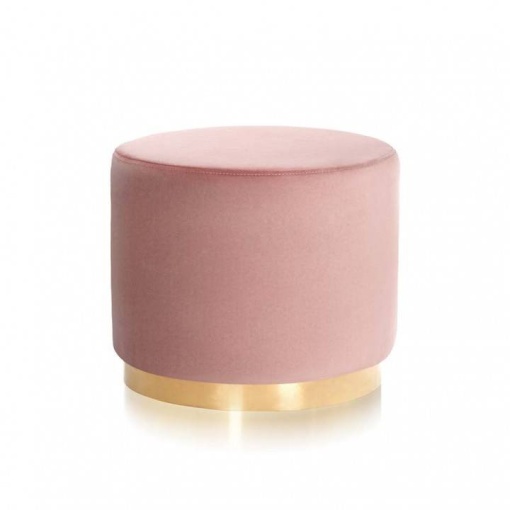 TABURET SISI, ROZ DESCHIS/AURIU, DESIGN MODERN, ATR