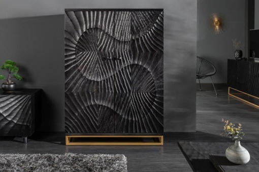 BUFET DE BAR, SCORPION 140CM, LEMN MASIV MANGO 3D, DESIGN RETRO, ARTIM GROUP SELECTION