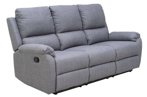 CANAPEA CONFORTABILA SPENCER 3, GRI 13, TAPITERIE DIN STOFA, CU FUNCTIE DE RABATARE, STIL MODERN, SIGNAL