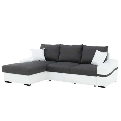COLTAR OREGON COLT MIC, ALB SI GRI, DIN TEXTIL SI PIELE ECOLOGICA, MODEL STANGA, STIL MODERN, TK