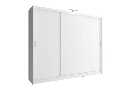 DULAP DORMITOR CU LED WIKI I 250 ALB DESIGN MODERN PSK