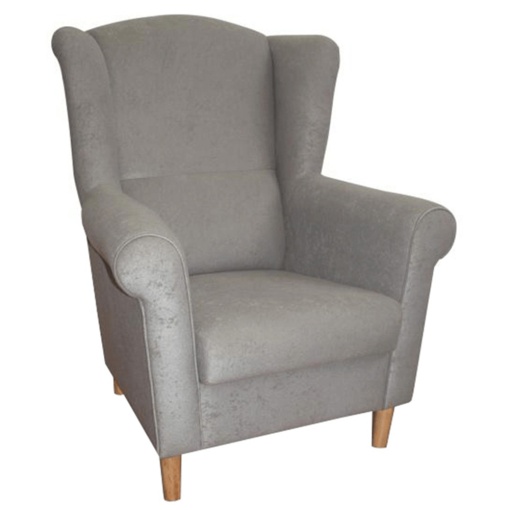 FOTOLIU CHARLOT, GRI, DIN TEXTIL ALOVA SI LEMN, STIL MODERN, TK
