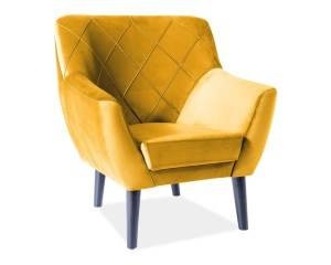 FOTOLIU DIN CATIFEA KIER 1, CURRY BLUVEL 68/WENGE, STIL SCANDINAV, SIGNAL