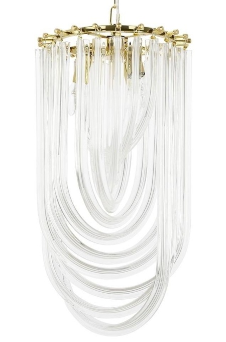 LUSTRA MURANO L, AURIE, DIN METAL SI STICLA, STIL MODERN, B2