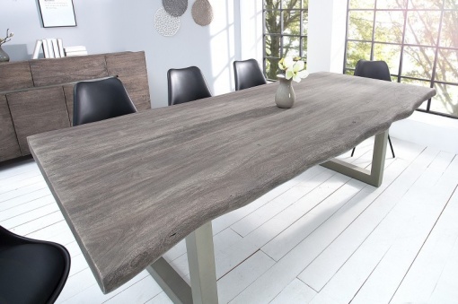 MASA DINING DIN LEMN MASIV 200CM MAMMUT 37240 DESIGN VINTAGE/INDUSTRIAL