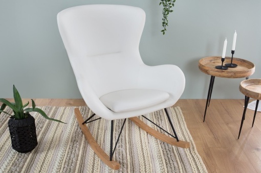 SCAUN BALANSOAR ALB SCANDINAVIA SWING 38229 - DESIGN SCANDINAV