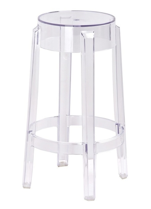 SCAUN DE BAR TRANSPARENT HOKER CHARLES 75 STIL MODERN B2