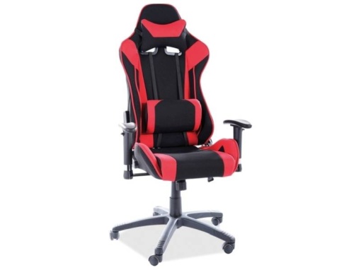 SCAUN DE BIROU VIPER, ROSU/NEGRU, CU TAPITERIE DIN TEXTIL, SIGNAL, SIGNAL
