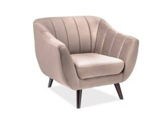 STOC 2 BUC!!! FOTOLIU MODERN ELITE 1, BEJ BLUVEL 28 / WENGE TAPITAT IN TEXTIL CATIFEA SIGNAL