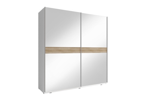 DULAP DORMITOR MIKA V 200 ALB DESIGN MODERN PSK
