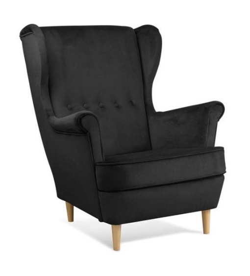 FOTOLIU CONFORTABIL VAKO, NEGRU/FAG, STIL CLASIC, ATR