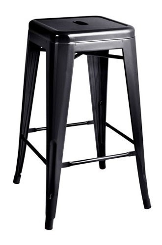 SCAUN DE BAR NEGRU HOKER TOWER 66, STIL MODERN B2