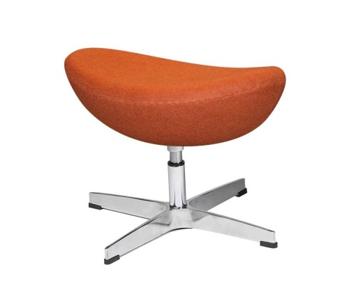 TABURET-SUPORT PENTRU PICIOAR EGG CARAMEL/CROM, STIL MODERN B2
