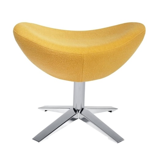TABURET-SUPORT PENTRU PICIOARE MUSTAR 13/CROM EGG SZEROKI, STIL MODERN B2