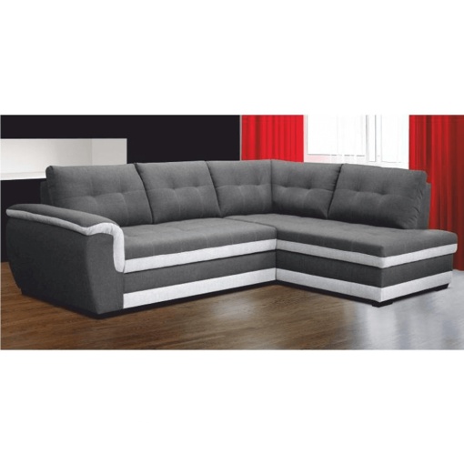 COLTAR RUBA, MODEL DREAPTA, GRI/CREM, DIN TEXTIL, EXTENSIBIL, SPATIU DEPOZITARE, STIL MODERN, TK