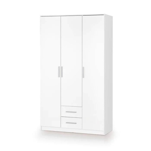 DULAP LIMA S-3, ALB, DIN PAL MELAMINAT, STIL MODERN, HALMAR