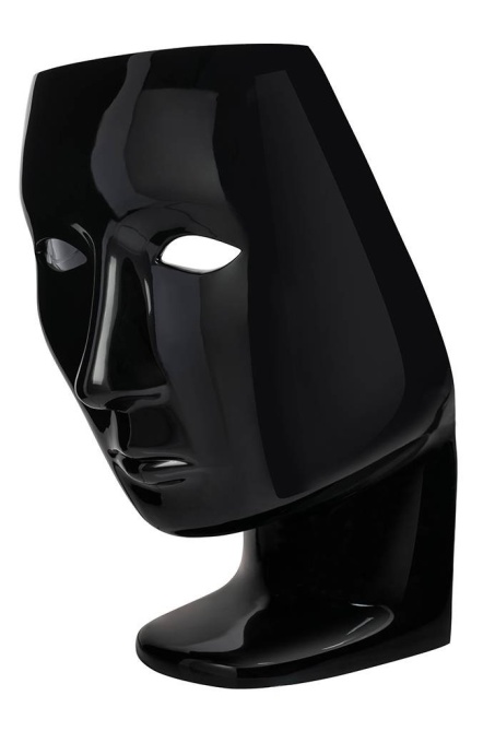 FOTOLIU CONFORTABIL NEMO FACE CHAIR, NEGRU, DIN FIBRA DE STICLA, STIL MODERN B2