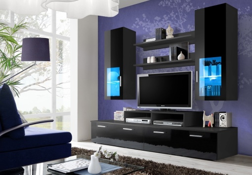 SET MODULAR LIVING CU LED MINI, ZZ MI, STIL MODERN, ASM