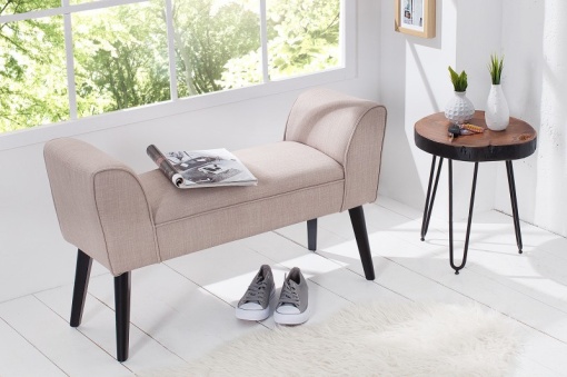 BANCUTA NEGRU/BEJ SCARLETT 37194 - DESIGN MODERN