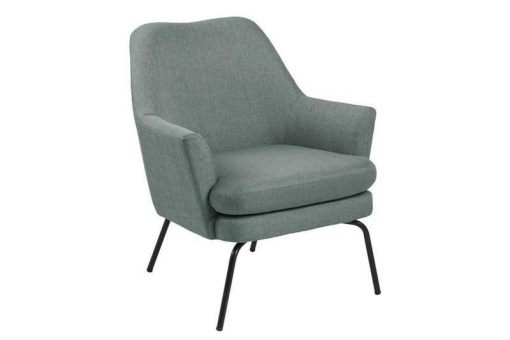 FOTOLIU CONFORTABIL CHISA, OLIV/NEGRU, DIN CATIFEA SI METAL, STIL MODERN B2