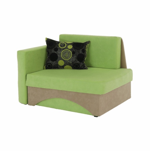 FOTOLIU EXTENSIBIL KUBOS, MODEL STANGA, VERDE/BEJ, DIN TEXTIL ALOVA, STIL MODERN, TK