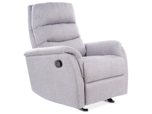 FOTOLIU RECLINER JOWISZ , GRI, DIN CATIFEA, DESIGN EXCLUSIV, SIGNAL