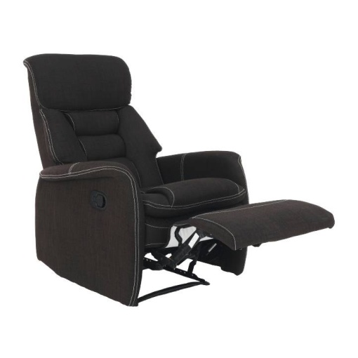FOTOLIU RELAXANT KOMFY, CIOCOLATIU, REGLABIL, DIN TEXTIL, STIL MODERN, TK