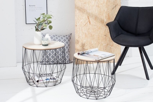 SET 2 MASUTE DE CAFEA STORAGE NEGRE