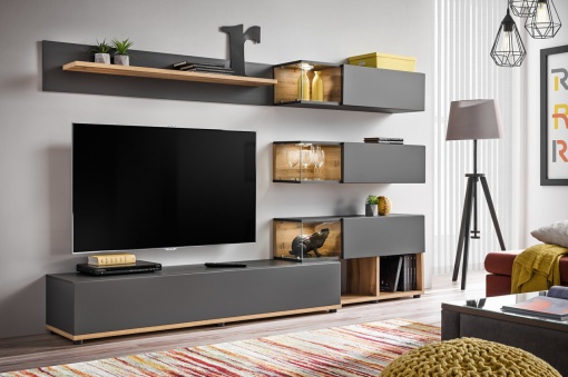 SET MODULAR LIVING SILK, CU ILUMINARE, LED, ANWT SK, STIL MODERN, ASM